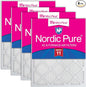 Nordic Pure 16x16x1 Tru Mini Pleat MERV 11 AC Furnace Air Filters – 2.5X More by NordicPure