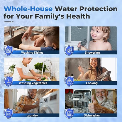 iSpring Whole House Water Filter System, Ultimate PFAS, Heavy Metals Protection - Image 5