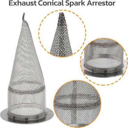 1.5" Exhaust Conical Stub Spark Arrestor - Image 3