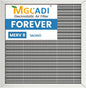 14x14x1 HVAC Furnace Air Filter, Lasts a Lifetime, the Last HVAC Filter You by MGCADI