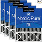Nordic Pure 20x25x5 Lennox X6673 X6675 Replacement Ã‚ MERV 12 Pleated + Carbon by NordicPure