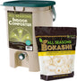 All Seasons Indoor Composter Starter Kit – 5 Gallon Tan Compost Bin by SCDProbiotics