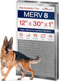 12x30x1 Electrostatic Air Filter, MERV 8, Reusable Furnace AC/HVAC Filter by LifeSupplyUSA