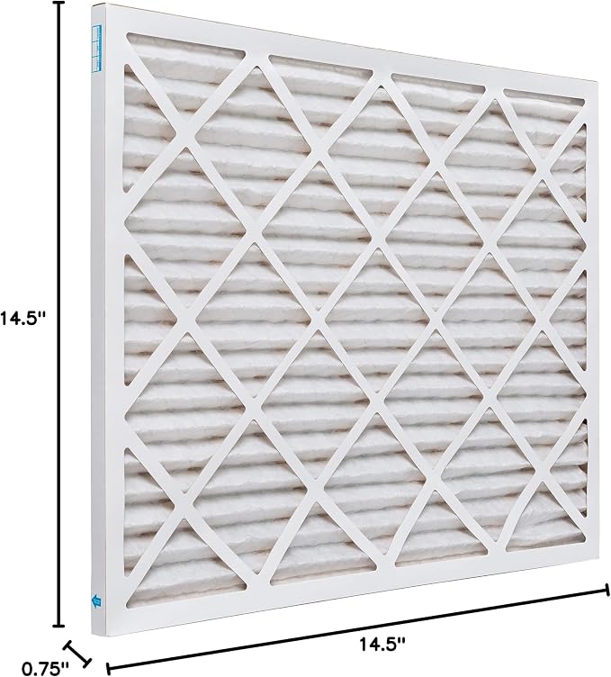 Aerostar 15x25x1 MERV 8 Air Filter, Pleated AC Furnace HVAC Filters, - Image 8