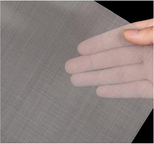 304 Stainless Steel Fine Mesh Screen 100 Mesh, Metal Wire Filter Cloth Sheet by FIDSEJEONA