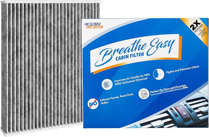 Spearhead Odor Defense Breathe Easy Cabin Filter | Fits Bronco/Sport, Mustang by SPEARHEAD
