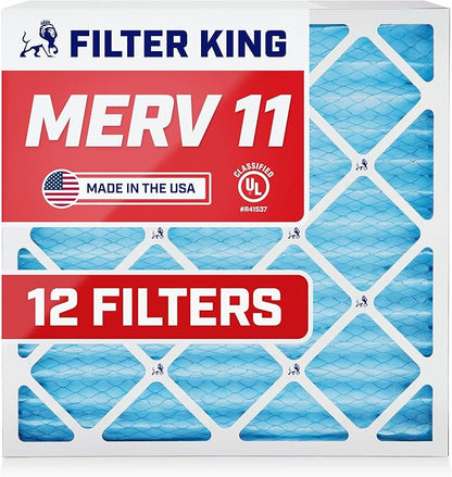 Filter King 28x29.5x1 Air Filter | 12-PACK | MERV 11 HVAC Pleated A/C Furnace by FilterKing