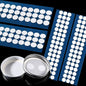 Zonon 96 Pieces Synthetic Filter Paper Stickers 20 mm 0.25 µm Filter Disc by Zonon