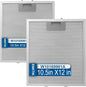 Range Hood Filter Replacement 12" x 10.5"W10169961A by ENKTIK