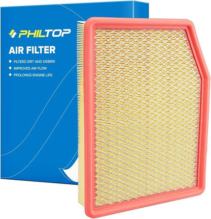 PHILTOP Engine Air Filter, CA12404 Compatible by PHILTOP