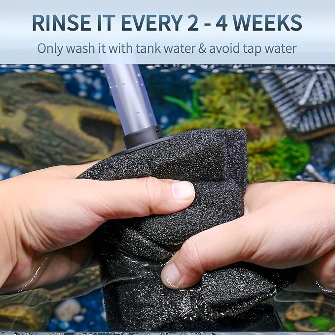 Pawfly Aquarium Large Bio Sponge Filter Quiet Betta Fry Shrimp and Small Fish - Image 6