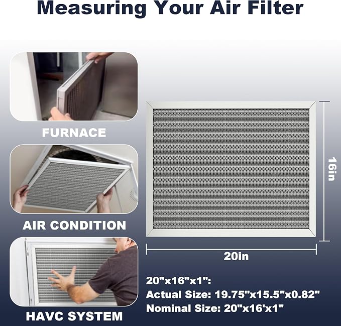 16x20x1 Reusable Air Filter, Electrostatic, Washable Lasts a Lifetime, Breathe - Image 6