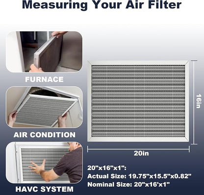 16x20x1 Reusable Air Filter, Electrostatic, Washable Lasts a Lifetime, Breathe - Image 6
