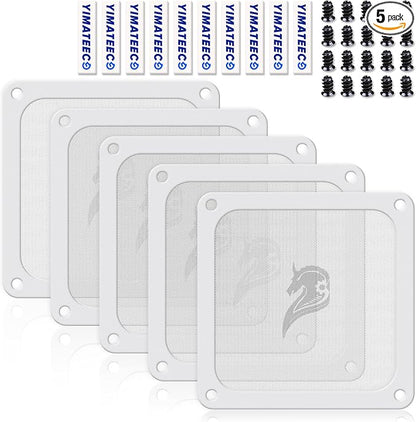 120mm Fan Filter PC Dust Filter Computer Fan Grills Dust Mesh Magnetic Frame PC by YIMATEECO