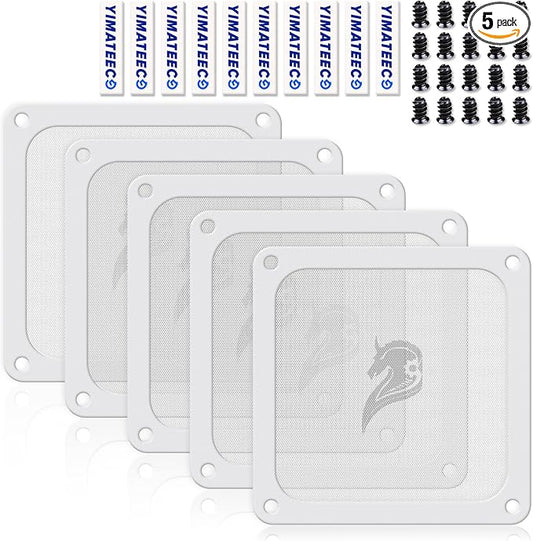 120mm Fan Filter PC Dust Filter Computer Fan Grills Dust Mesh Magnetic Frame PC by YIMATEECO