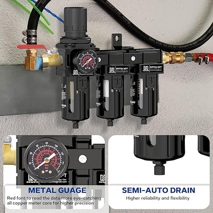 NEWPO 1/2" 3 Stage Air Drying System, Air Dryer - Image 6