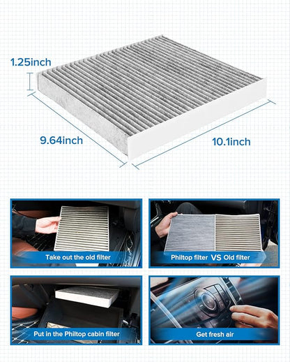 PHILTOP Cabin Air Filter, Replacement - Image 7