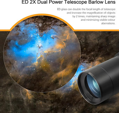 Astromania Telescope Accessory Set 12 Piece, 2 Inch Eyepiece and Filter - Image 4