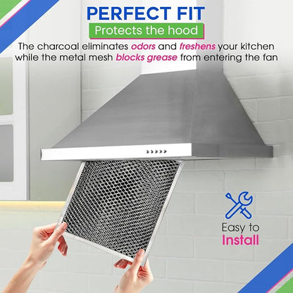 Stove Hood Vent Filter 10.5" x 8.8" 41F 97007696 Fits Nutone & Broan Range Hood - Image 5
