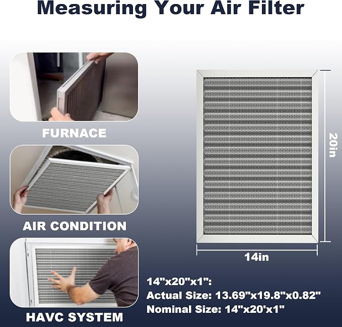 14x20x1 Reusable Air Filter, Electrostatic, Washable Lasts a Lifetime, Breathe - Image 6