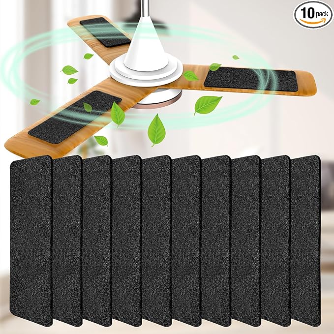 Ceiling Fan Filters for Blades, Easily Sticks Unscented Air Filters for Common by Demiwise