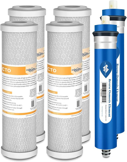 Membrane Solutions FX12P FX12M Replacement Water Filters Compatible by MembraneSolutions