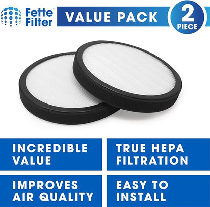 2 Pack of Premium H13 True Hepa Filter Compatible - Image 2