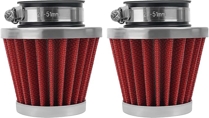2PCS 42mm Universal Air Filter For GY6 125CC 150CC 200CC 250CC Dirt Bike ATV by LCGLY