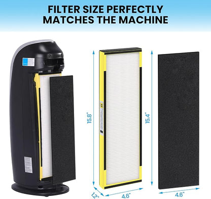 4 Pack FLT4825 Ture HEPA Filter b Replacement - Image 5