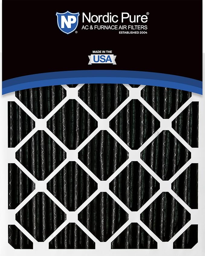 Nordic Pure 16x20x4 Furnace Air Filters MERV 10 Pleated + Carbon 6 Pack - Image 5