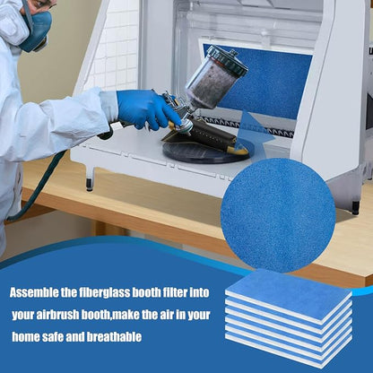 U0U 8 Pieces Paint Booth Filters, Portable Spray Booth Filter, Paint Booth - Image 6