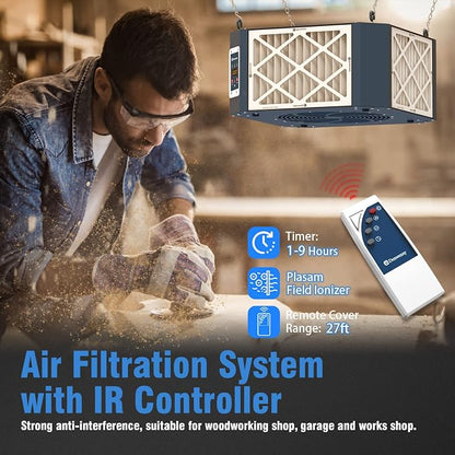 360° Woodshop Air Filtration System Woodworking - Image 5