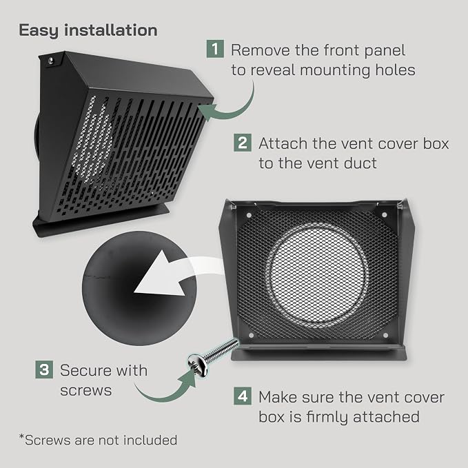 Vent Systems 6" Inch Exhaust Vent Cover - Image 4