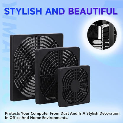 Dust Filter PC 120mm Cooling Fan Filter Dustproof Cover, 2 Pack PC Case Fan - Image 7