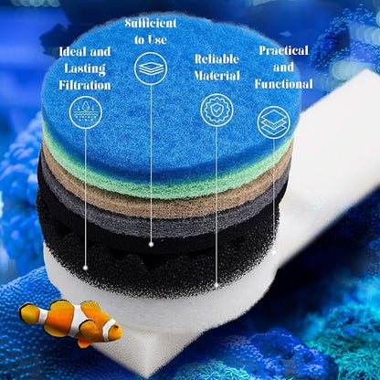 31 Pcs Compatible with Fluval Fx4/Fx5/Fx6 Replacement Filter Media, 3 Foam Block - Image 5