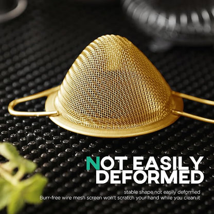 Homestia Fine Mesh Strainer for Kitchen, 304 Stainless Steel Cocktail Sieve - Image 5
