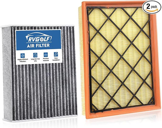 Engine+Cabin Air Filters Kit Fit by RVgolf