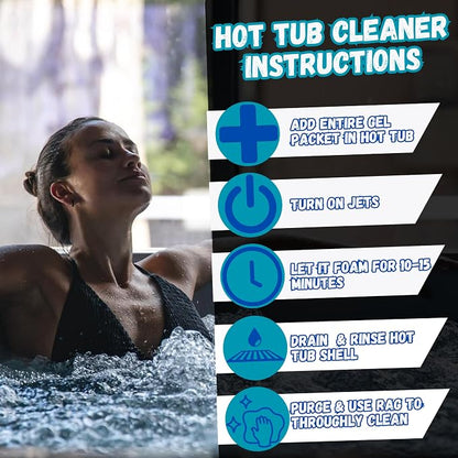 Ahh-Some - Hot Tub Serum Cleaner Sachet | Clean Pipes & Jets Gunk Build Up | - Image 3