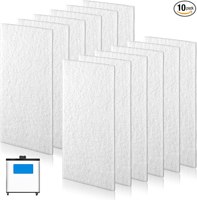 10 Pcs Pre-filter Cotton Replacement by Tujoe