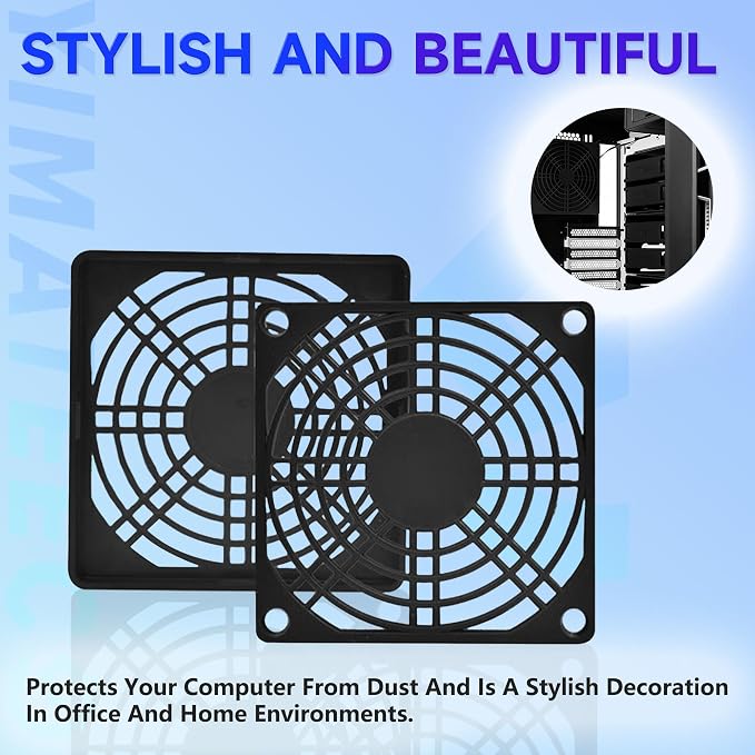 Dust Filter PC 80mm Cooling Fan Filter Dustproof Cover, 2 Pack PC Case Fan - Image 5