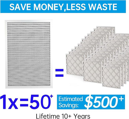 UBeesize 14x24x1 Reusable Electrostatic Air Filter HVAC AC Furnace Filter - Image 2