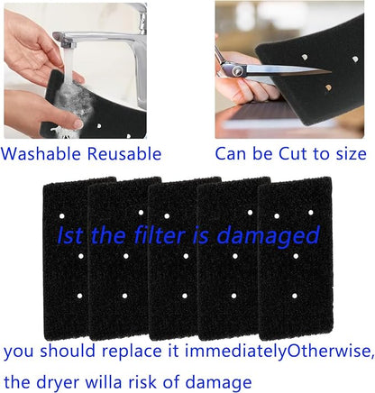 5Pcs 481010716911Dryer Filters 5-Hole Design - Image 6