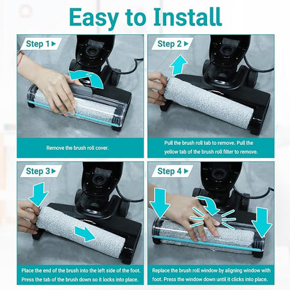 FFsign 3831 Roller Brush & Filter Replacement Compatible - Image 5