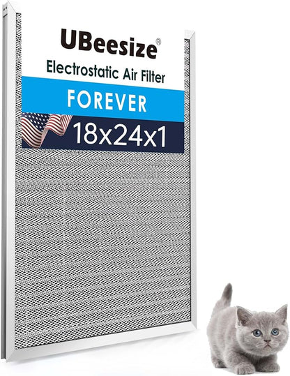 UBeesize 18x24x1 Reusable Electrostatic Air Filter HVAC AC Furnace Filter - Image 2