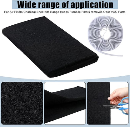 3 Pack Cut to Fit Carbon Pad Pre Filter Roll 16'' x 48'' - Image 3