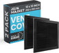 Repa Market 10 x 10 Inch Black Square Air Vent Cover by RepaMarket