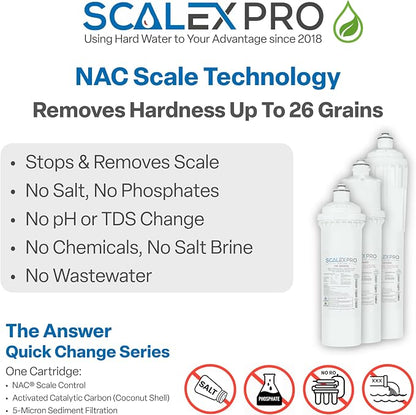 The Answer - 12in Quick Change 3/8in Auto Shut Off Head and Water Filter Combo - Image 4