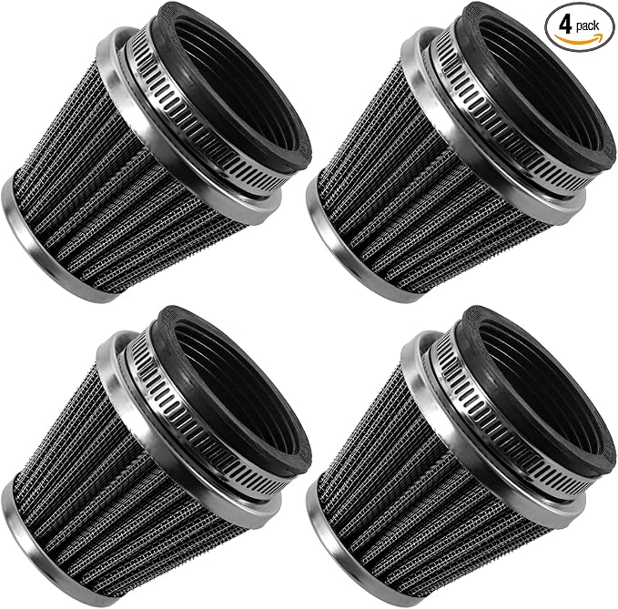 50mm Cold Air Intake Filter for Motorcycle Turbo Vent Breather Air Intake by AICARS