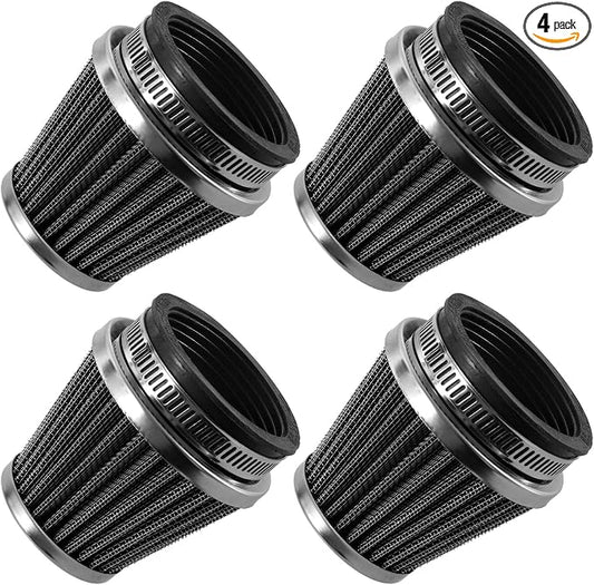 50mm Cold Air Intake Filter for Motorcycle Turbo Vent Breather Air Intake by AICARS