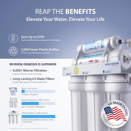 APEC Water Systems RO-90 Ultimate Series Top Tier Supreme Certified High Output - Image 7